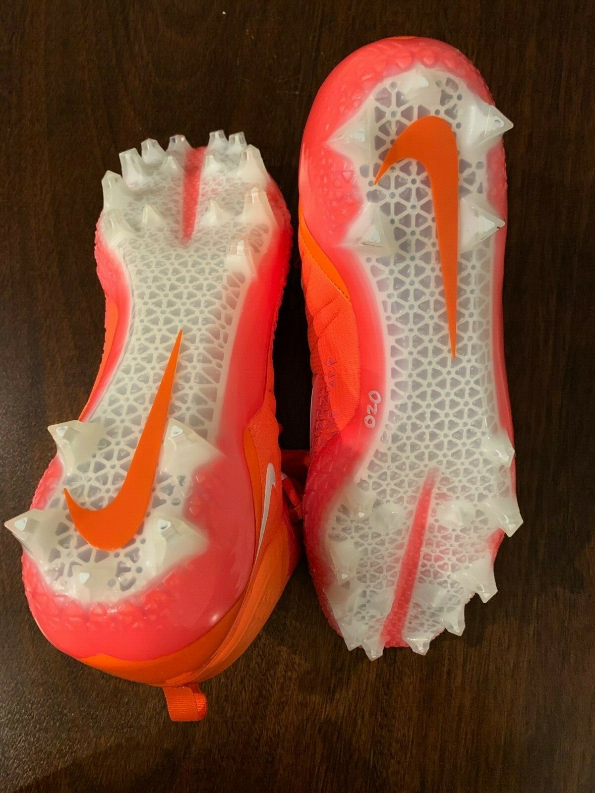 NIKE Force Savage Pro TD Men's 14 Football Cleats 918346-818 Orange White NWOB