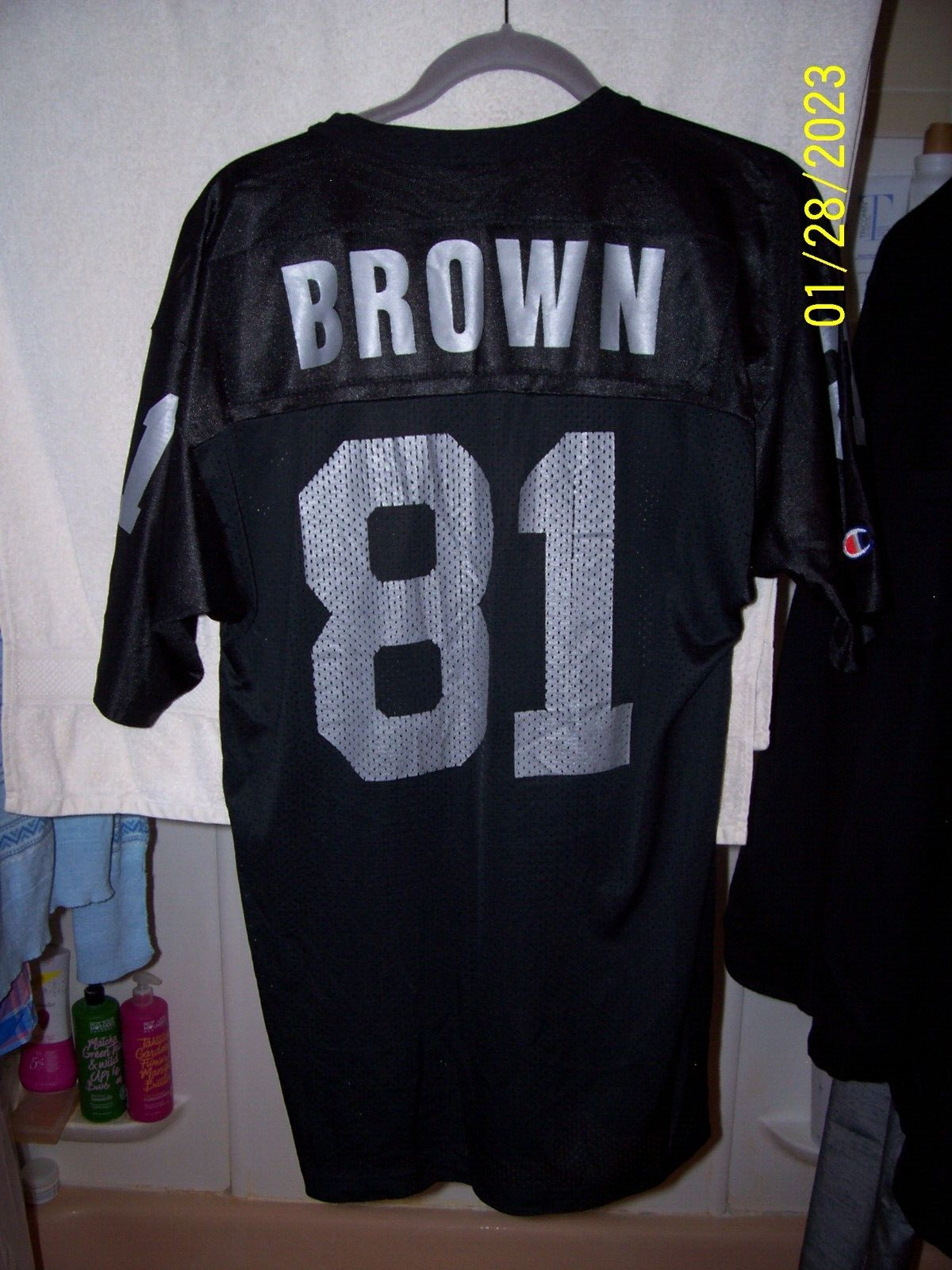 men's sz 40 Tim Brown #81 Oakland Raiders vintage football