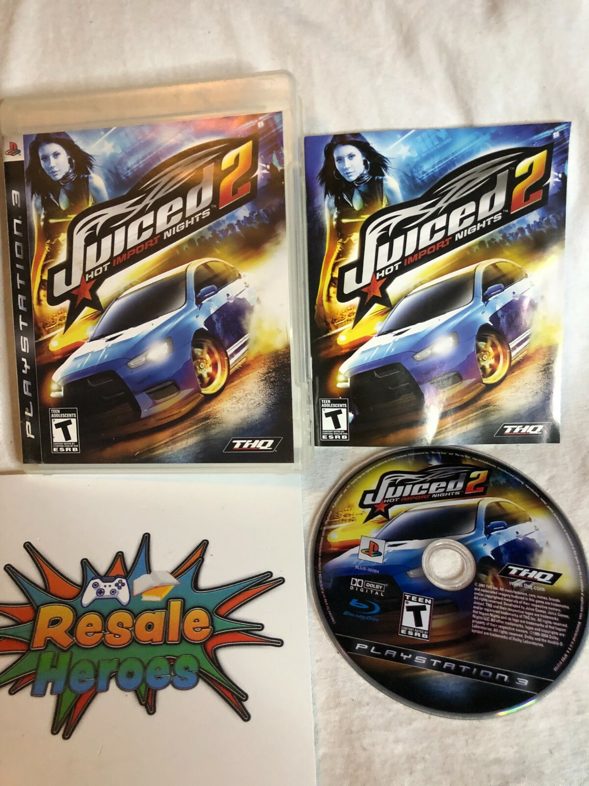 Juiced 2 Hot Import Nights Sony Playstation 3 PS3 - Complete