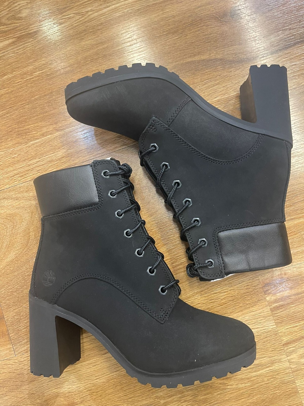 人気☆【Timberland】Allington Heights 6 Inch Boot 関/送込み Timberland Allington Heights Nubuck Suede Block Heel Booties