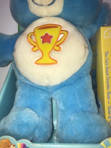 2003 CARE BEAR CHAMP BEAR W/VHS - NEW Old Stock
