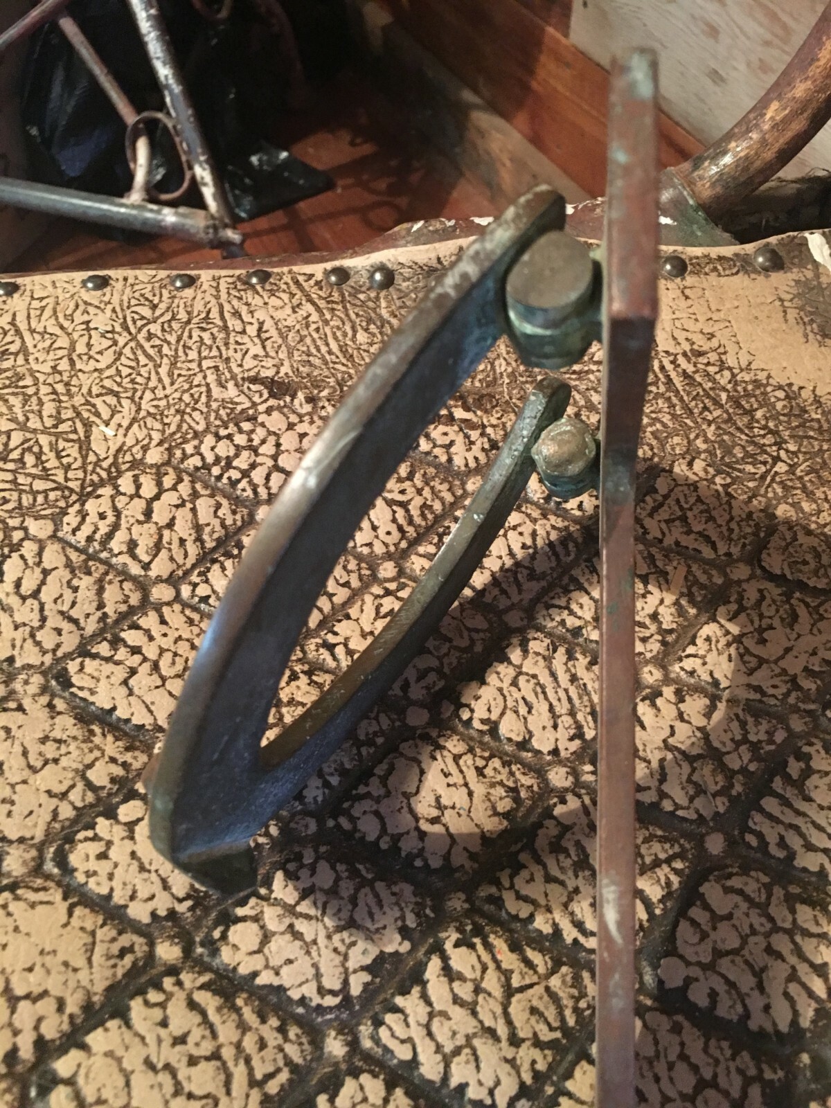 1930's Copper Door Knocker: heavy and beautiful