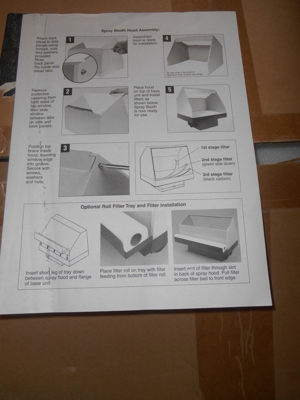 Micro-Mark 82430 Paint Booth AND Air Compressor.