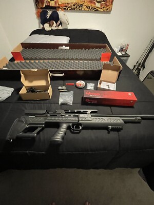 hatsan Bullboss QE .25 Cal W/scope,bipod,2 Mags,pellets,degassing Tool,