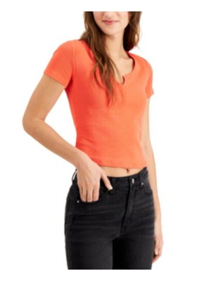 

Женский укороченный топ кораллового цвета DEREK HEART для юниоров, Коралл