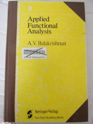 Hardback - - Applied Functional Analysis by Balakrishnan - Mathematics