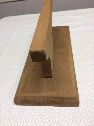 Vintage Handmade Presser & Pounding Block Wood Sewing-Craft tool board