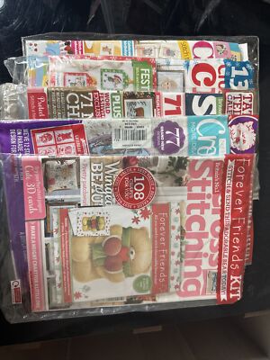 Lot Of 5 The World Of Cross Stitching