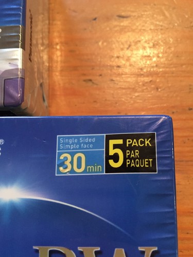 Panasonic LM-RW30U 15 Single-sided 30 Minute 8cm DVD-RW Disc for DVD Camcorders