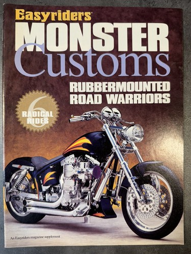 Vintage Easyriders Magazine Supplement Monster Customs