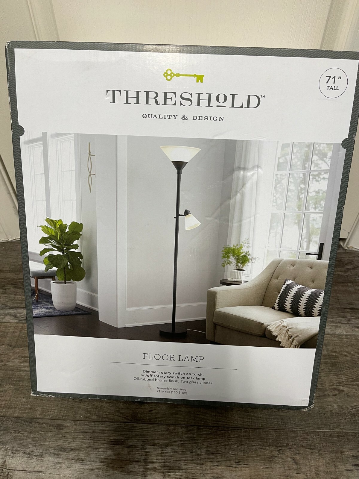 Купить Лампы Threshold Mother Daughter Floor Lamp 71 Tall w/dimmer