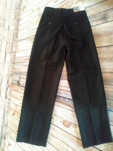 Boys Dockers Black Pleated Dress Pants Size 14 Slim