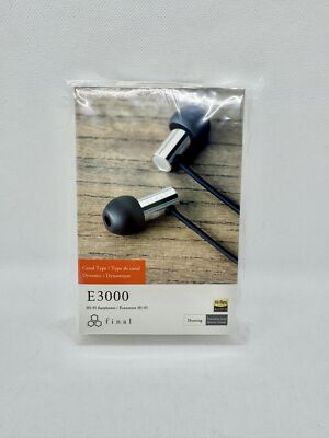 FINAL Audio E3000 In-Ear Earphones Earbuds Hi-Res Headphones IEM Monitors