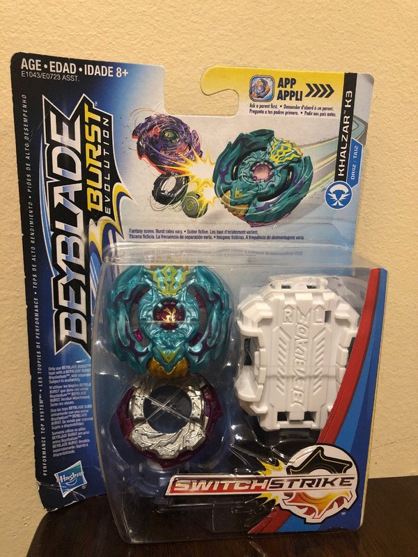 beyblade burst evolution switchstrike starter pack khalzar k3
