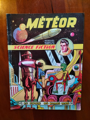 METEOR N° 52 AU POUVOIR DES HOMMES VERTS ARTIMA 1957 (AI671)