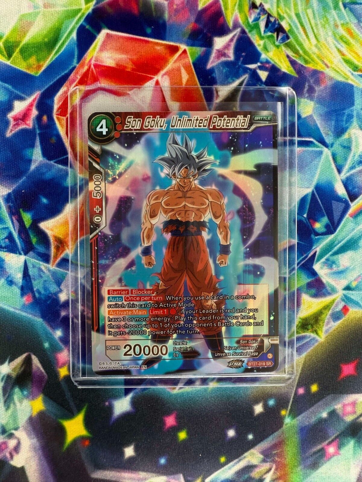 BT27-019 SR Son Goku, Unlimited Potential Dragon Ball BT27-019 SR Son Goku, Unlimited Potential Dragon Ball