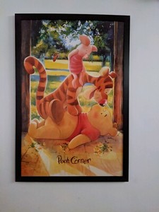 Disney Winnie the Pooh poster framed print x2 | Art | Gumtree Australia