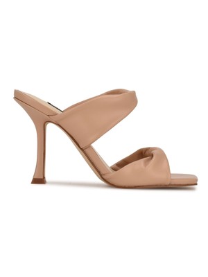 Женские розовые босоножки Seeya на шпильке с квадратным носком NINE WEST Womens, 9 М