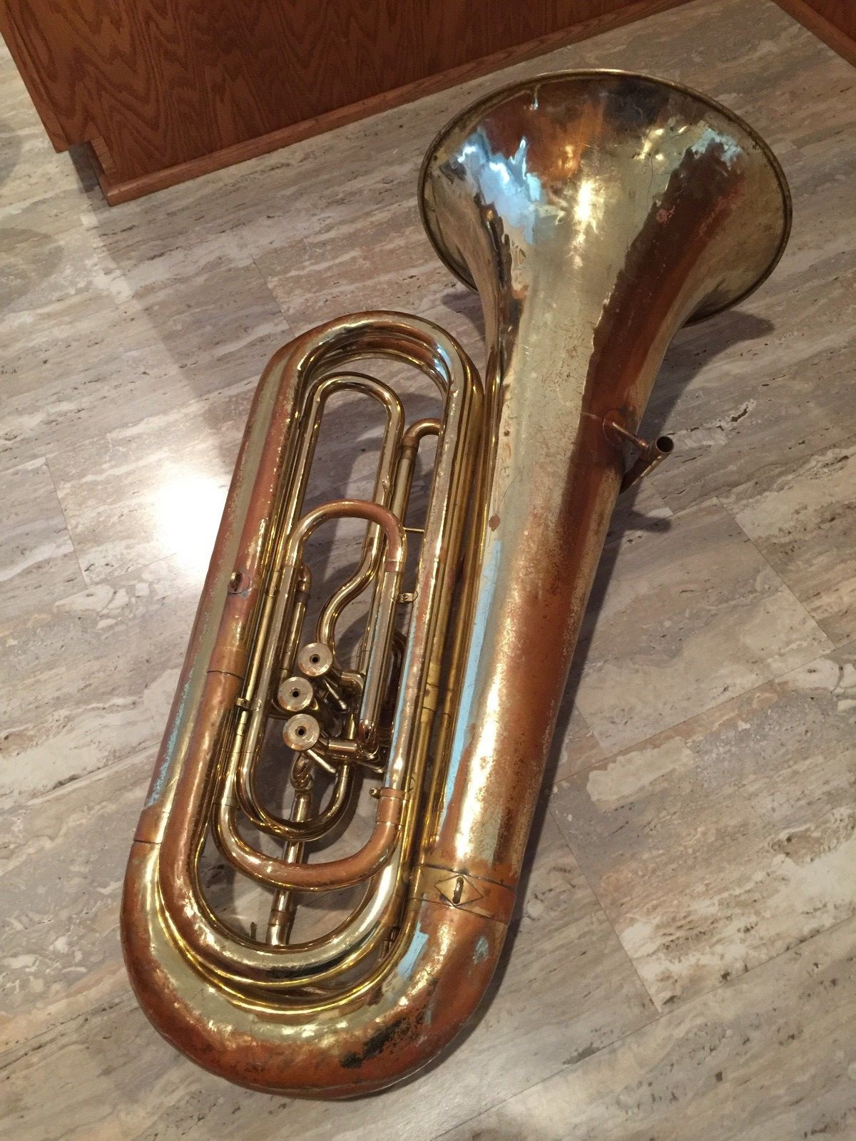 Yamaha YBB-103 3/4 three valve tuba