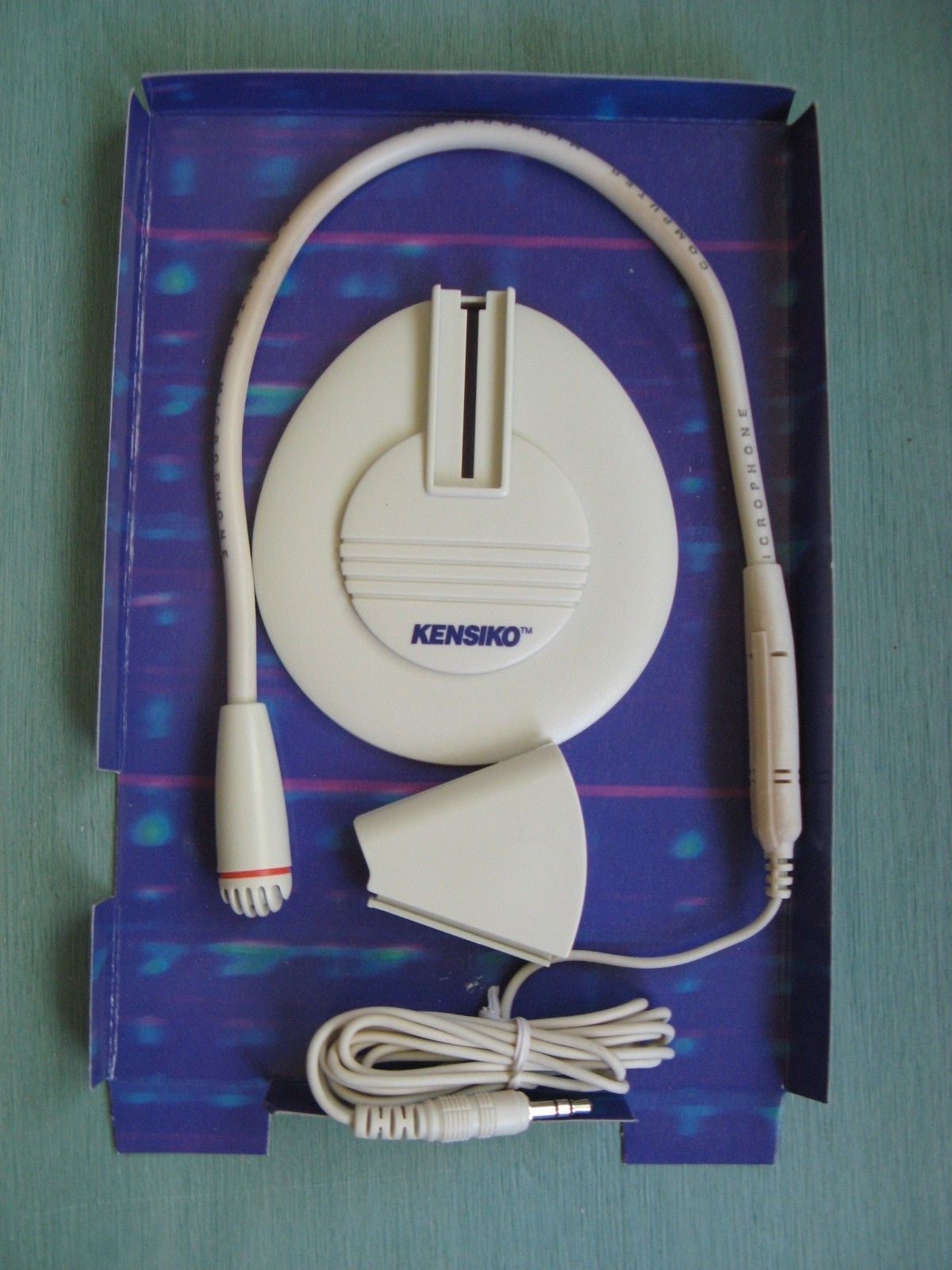 Vintage Kensiko Gooseneck Multimedia Microphone, NEVER USED, NIB