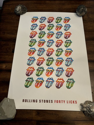 ザ・ローリング・ストーンズ FORTY LICKS ステッカー仕様B2 ザ・ローリング・ストーンズ FORTY LICKS ステッカー仕様B2