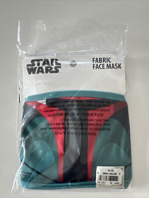 Disney Star Wars  BOBA FETT  Adult Fabric Face Mask-New-Ages  14 & Up-SHIP N 24H