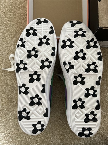 Pre-owned Converse Size 9.5 -  One Star Ox X Golf Le Fleur Purple Heart 2018