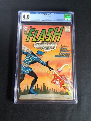 The Flash 117 CGC 4.0 DC 1960 1st Appearance & Origin Captain Boomerang OWTW
