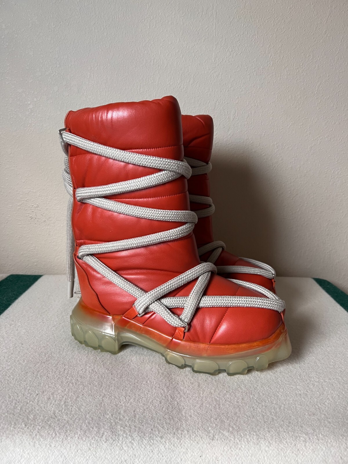 Rick Owens lunar tractor boots（Rick Owens Lunar Tractor