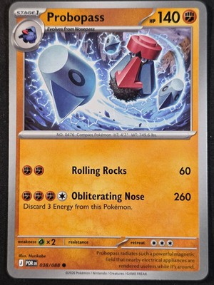 Probopass — in stock: Probopass 038/088 Perfect Order Common NM Pokemon TCG