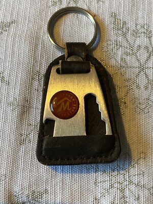 Vintage Marboro country store, multi tool, keychain, bottle, opener, leather
