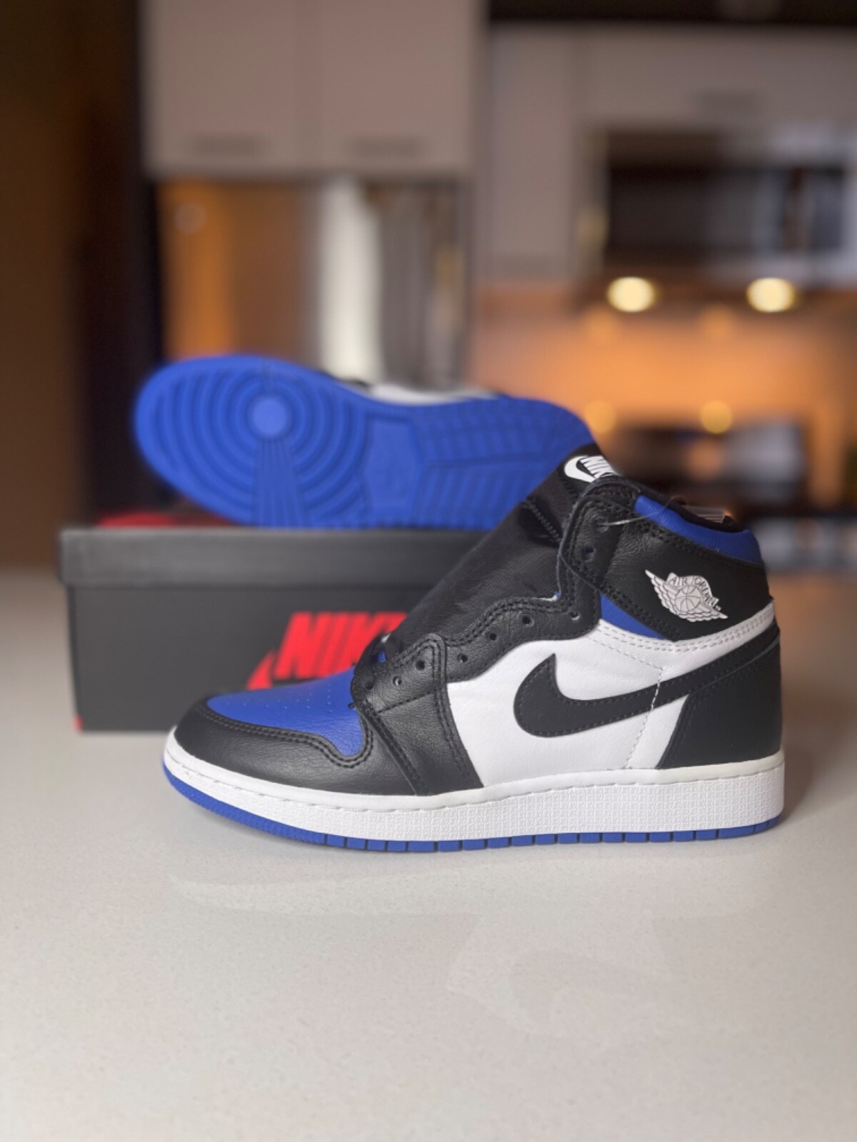 Pre-owned Jordan 1 Retro High Royal Toe 