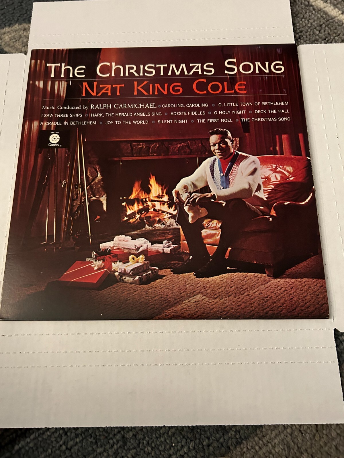 The Christmas Song Nat King Cole Vinyl LP SM-1967 Capitol