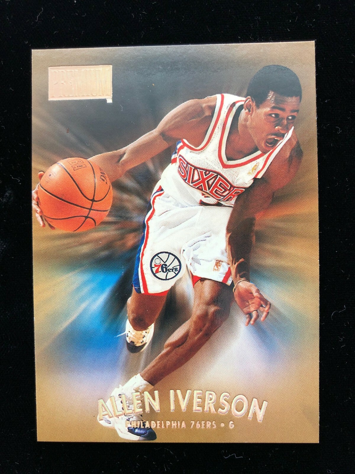 1997-98 SkyBox Premium #100 Allen Iverson Philadelphia 76ers 1997-98 SkyBox Premium #100 Allen Iverson Philadelphia 76ers