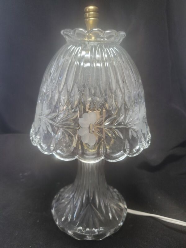 Princess House Heritage Crystal Romance Vanity Electric Table Lamp