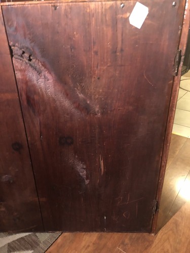 Antique Pine Mule Chest Blanket Trunk 2 Dovetail Wooden Drawers