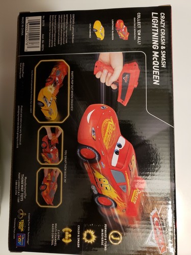 Disney Cars 3 Crazy Crash & Smash Lightning McQueen Radio Remote Control RC car
