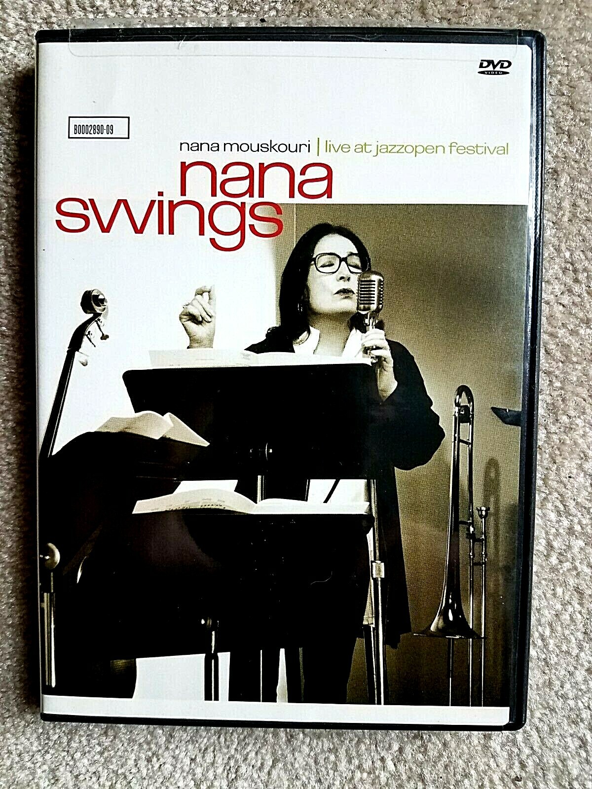 【DVD】nana swings JAZZ 中国版 nana mouskouri NANA MOUSKOURI–NANA SWINGS:LIVE AT JAZZOPEN FESTIVAL-DVD