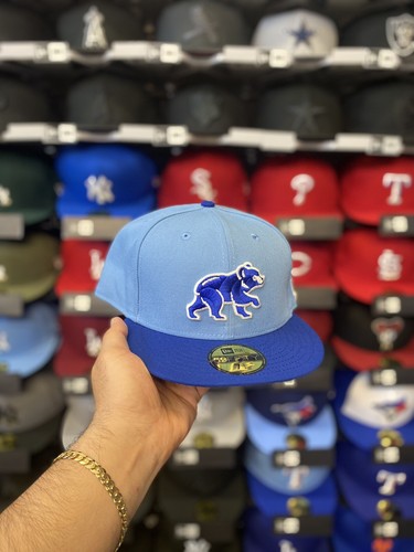 New Era Chicago Cubs Crawling Cub 59Fifty Fitted Hat (Sz 7 1