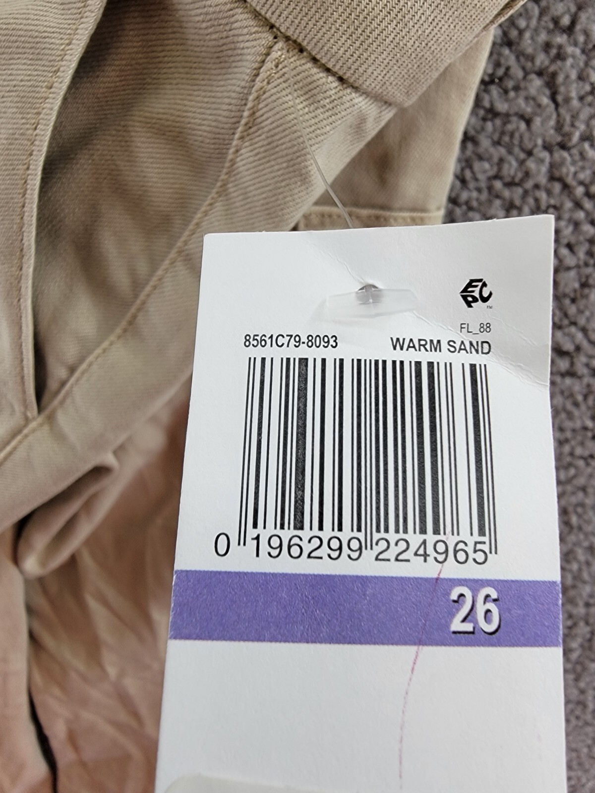 PAIGE Dion Flare Leg Utility Jeans Women's 26 Vintage Warm Sand Solid Button Zip - Picture 18 of 18