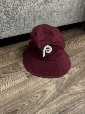 Philadelphia Phillies Miller Lite Floppy Bucket Hat Cap Baseball SGA Maroon NEW