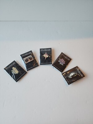 Owlcrate 5 monthly Enamel Pins #63-#67 May 2020-Sept 2020