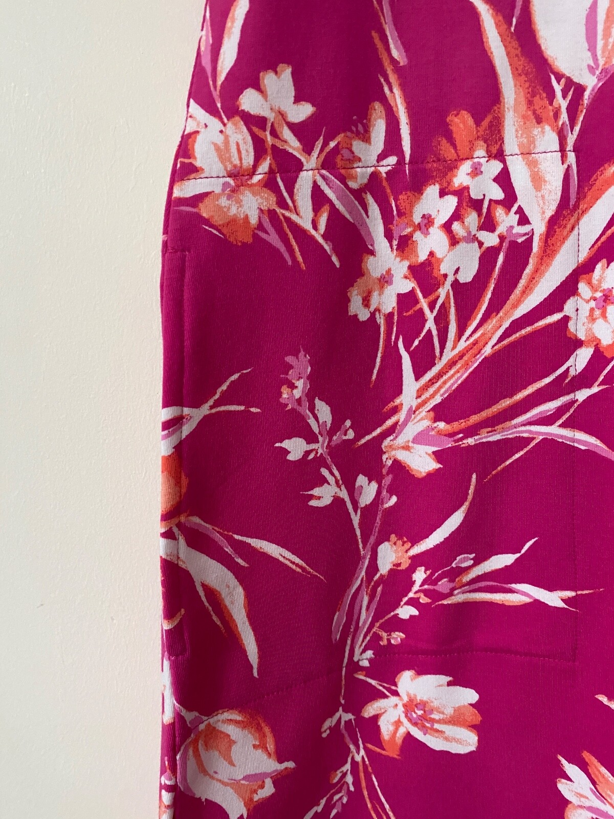 Isaac Mizrahi Live! Print Floral Sleeveless Dress S, M Pink or Green - Picture 8 of 10