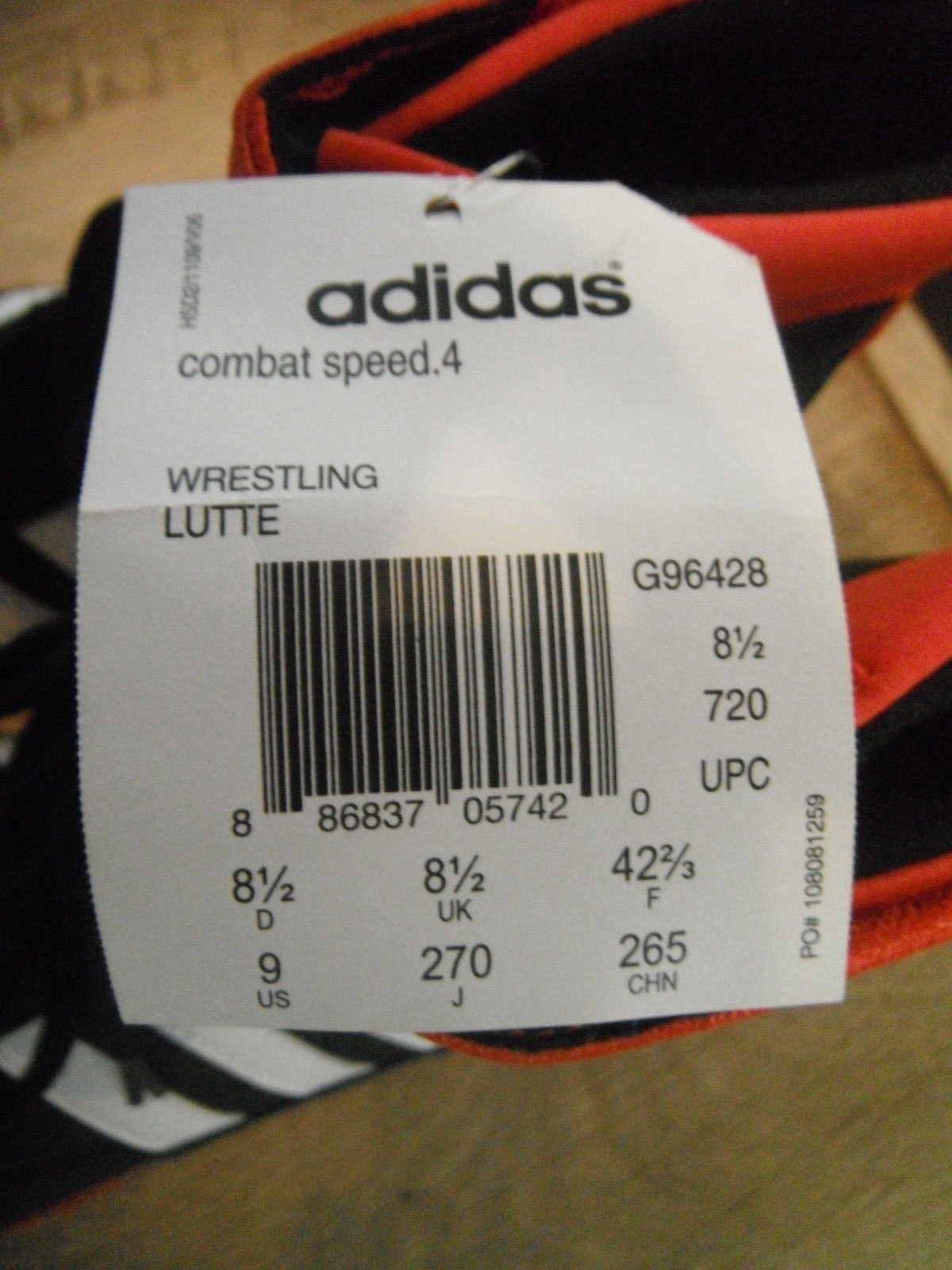 Adidas Combat Speed 4 Wrestling Shoes