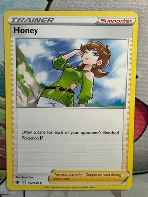 Honey Non Holo English Pokemon TCG BKB417