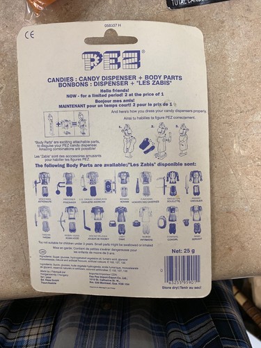 Droopy Pez With Body Parts