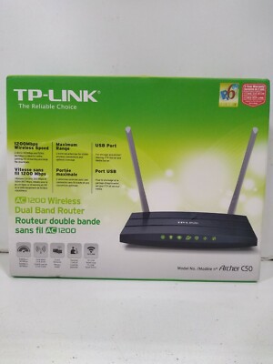 TP-LINK Archer C50 AC1200 Wireless Dual Band Router