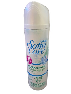 (2 Pack) Gillette Satin Care Shave Gel Ultra Sensitive 7 Oz Each