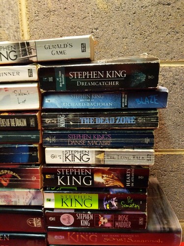 Lot of 25 Stephen King Books Hardcover Paperback Fiction Suspense