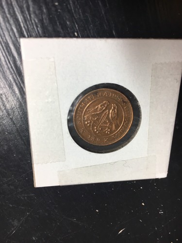 1950 South Africa 1/4 Penny COIN Bronze Circulated VG FS